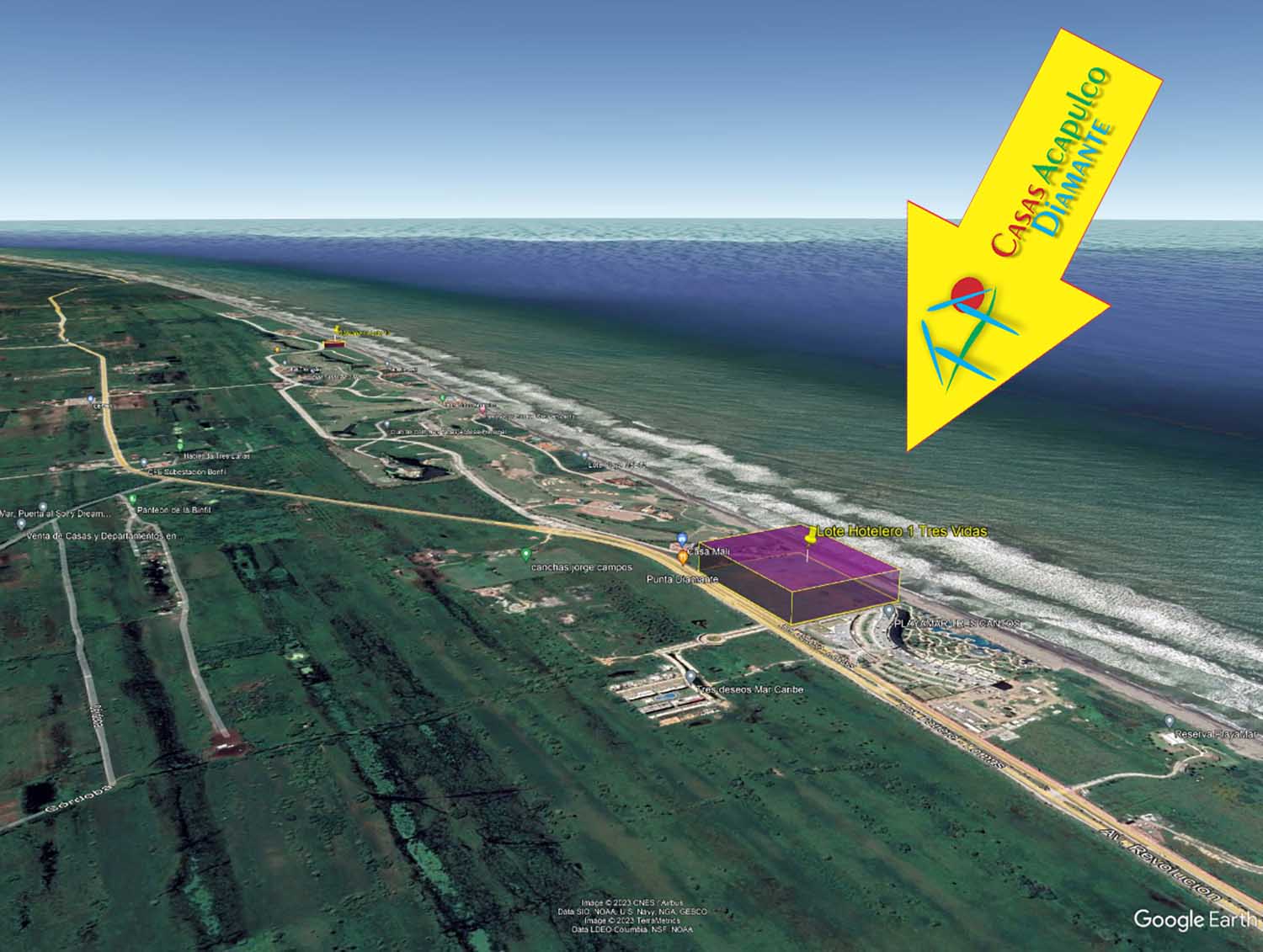 Lote Hotelero 1 - Vista aérea 3